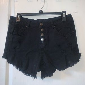 Black shorts